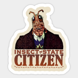 insect-state citizen Sticker